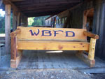 Bench Donated to West Bath Fire Department